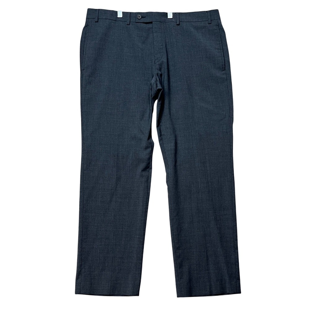Lauren Ralph Lauren Dress Pants Mens 36x29 Gray High Performance Wool Flat Front